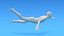 3D swimming kid model