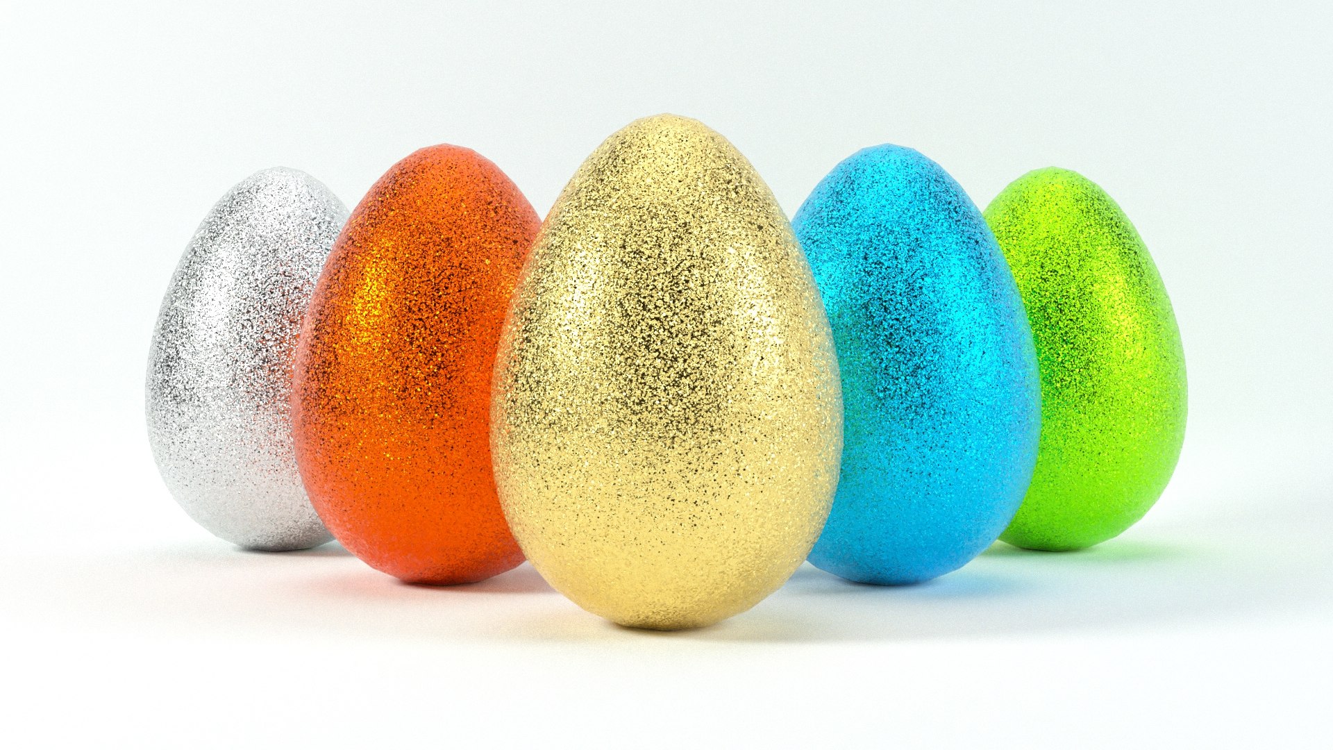3D Model Glittering Easter Egg 4k - TurboSquid 1707591
