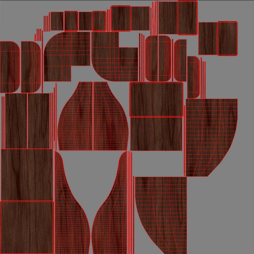 3D Computer Desk Wood - TurboSquid 1280585