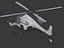 3D futuristic helicopter