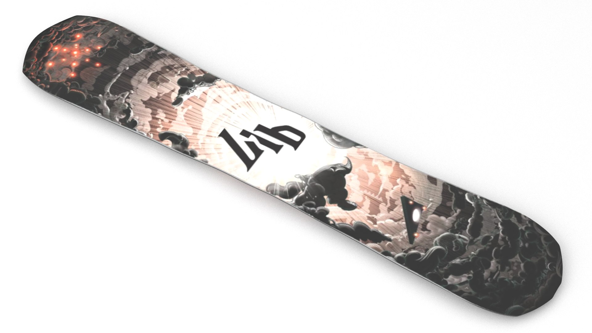 3D Snowboard LIB TECH T RICE PRO HP C2 2025 Model - TurboSquid 2333079