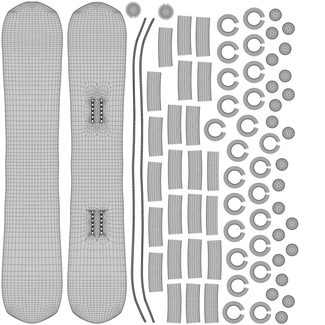 3D Snowboard LIB TECH T RICE PRO HP C2 2025 Model - TurboSquid 2333079