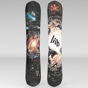 3D Snowboard LIB TECH T RICE PRO HP C2 2025 model