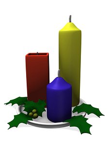 3d model xmas scene