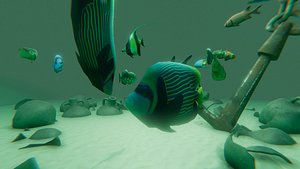 solution projects ai fishes 3D model
