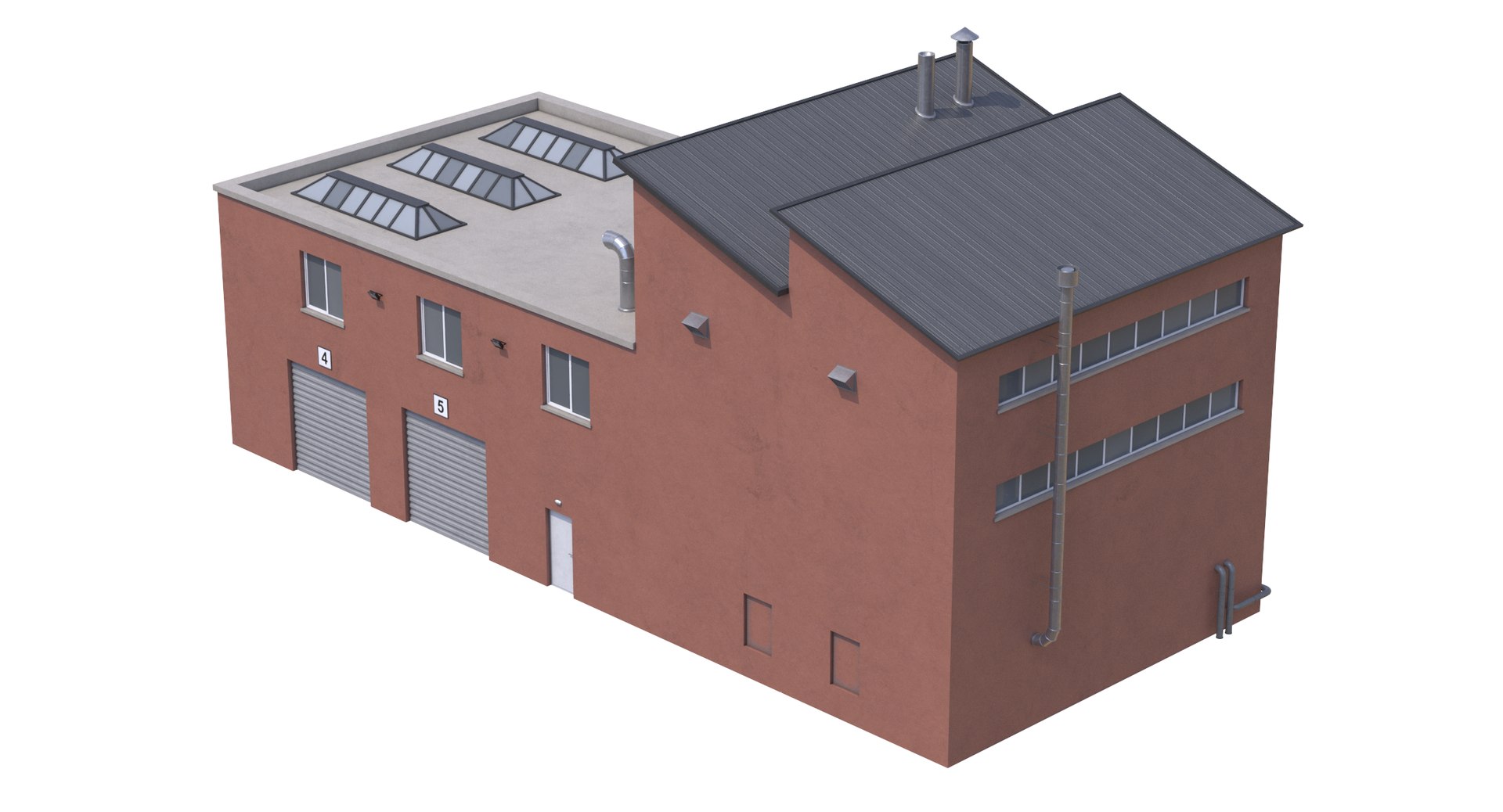 Industrial Building 15 Model - TurboSquid 2436125