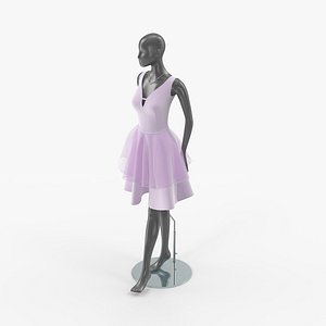 mannequin dress 3d model