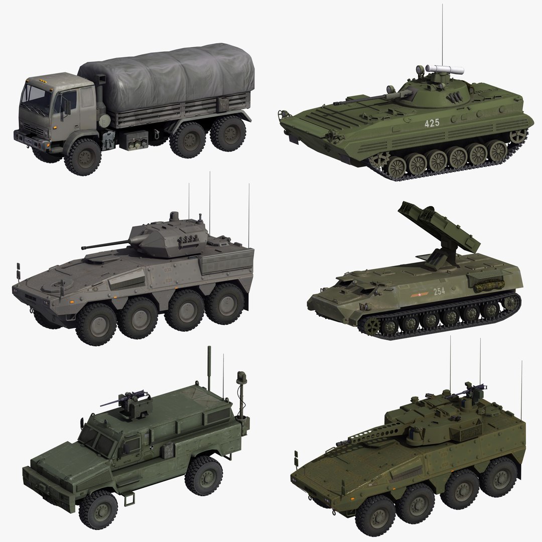 6 Military Vehicles 3D model https://p.turbosquid.com/ts-thumb/Ie/wiY9Wf/pA/6_white_0120/jpg/1665571294/1920x1080/fit_q87/03735d0522e765f3a20774a4bde451c506728a62/6_white_0120.jpg