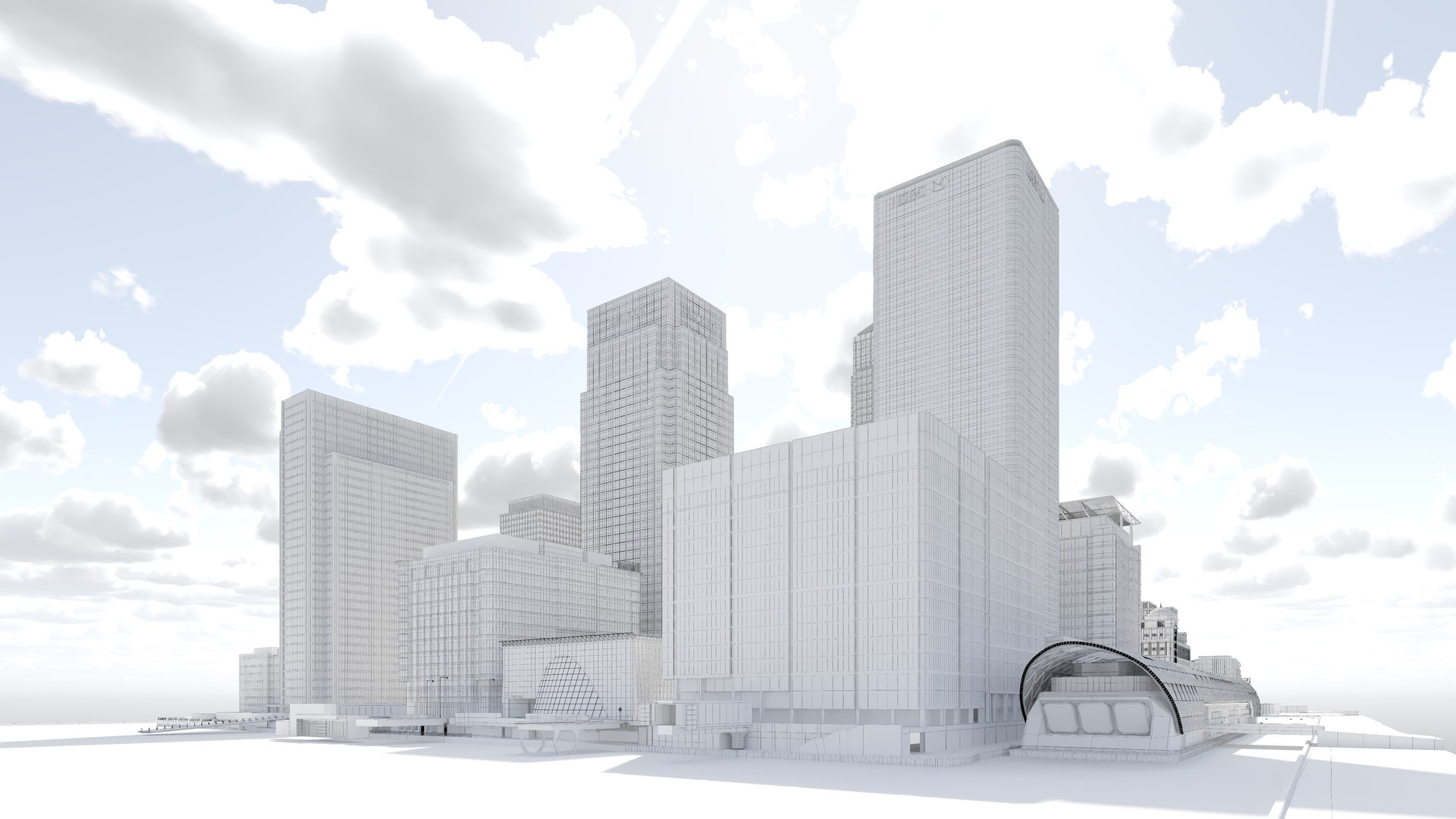 Canary Wharf Estate 3D model https://p.turbosquid.com/ts-thumb/Ie/xHhvzV/HS/still_crossrailplace_041_wireframe/jpg/1735945227/1920x1080/fit_q87/3381ad355c6a0e534c365ccbcbc715207f7fba6b/still_crossrailplace_041_wireframe.jpg