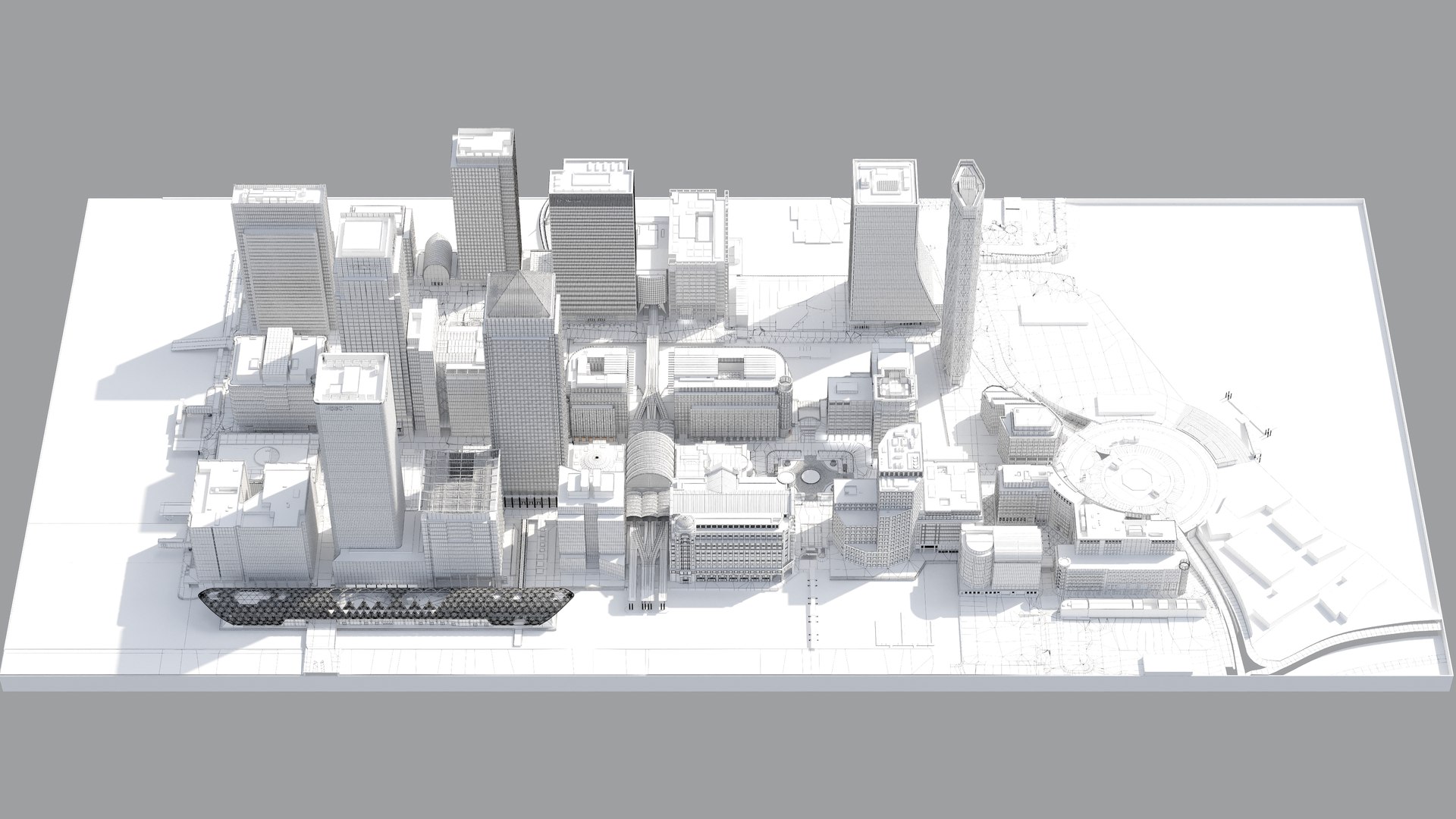Canary Wharf Estate 3D model https://p.turbosquid.com/ts-thumb/Ie/xHhvzV/eb/ts_northdock_007_wireframe/jpg/1735945227/1920x1080/fit_q87/597cacec7525ff235e7db34368f355edde42f72d/ts_northdock_007_wireframe.jpg