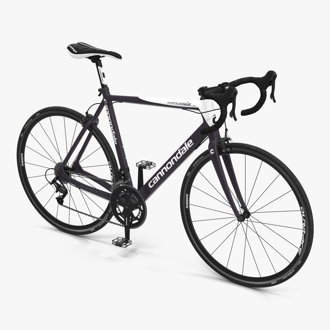Road Bike Cannondale 3D model preview