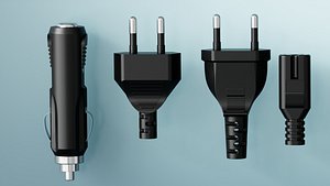 USB  Electronic Connectors 3D Model Collection 30 Pieces 3D model
