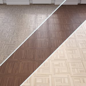 3D Parquet - Laminate - Wooden floor 3 in 1