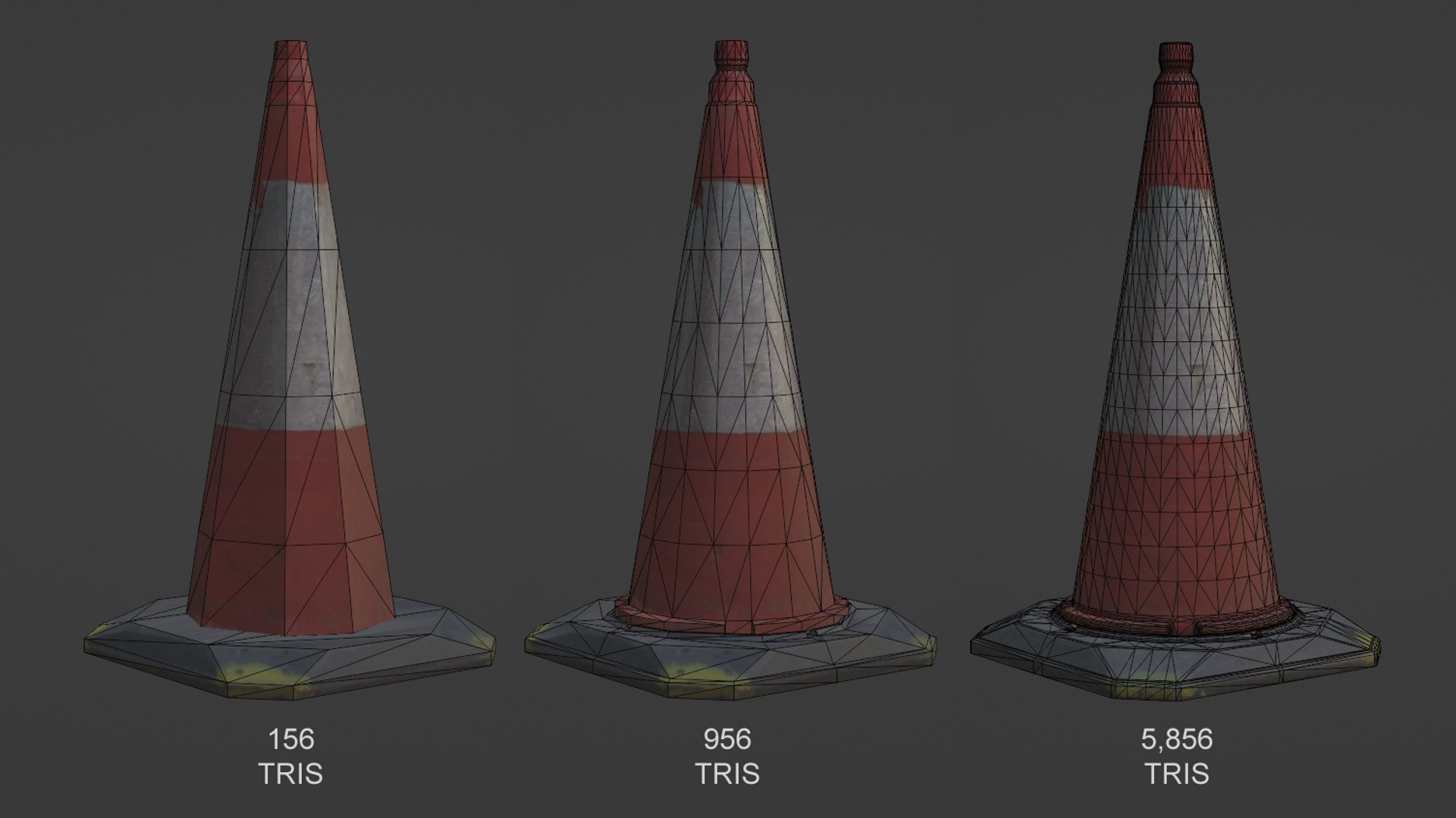 3D Traffic Cones Collection- Realistic- GameReady Model - TurboSquid ...