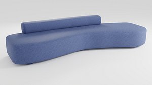 3D Modern design sofa in Scandinavian style