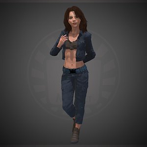 3D model character people human