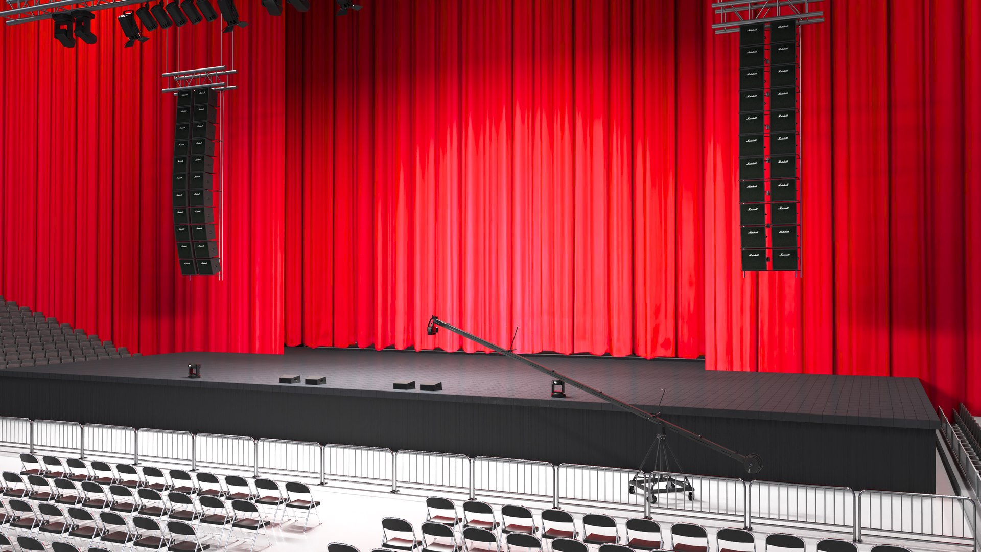 3D Arena Event Stage - TurboSquid 2384383