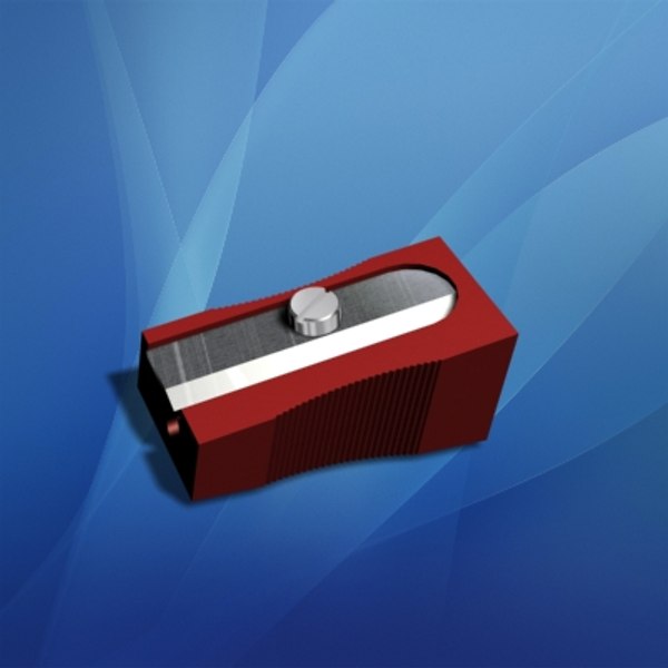 3d pencil sharpener model