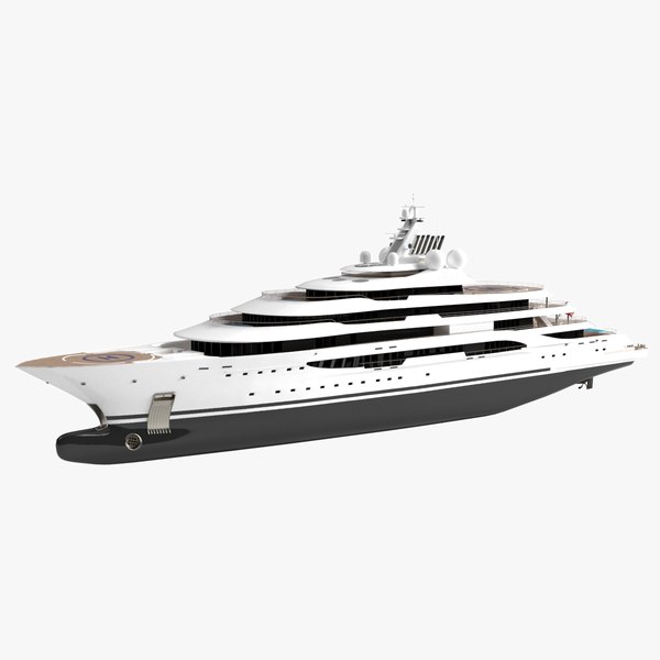 Willie Spirit Yacht Night Scene 3D model