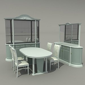 3ds max dining-room