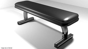 Exercise Machine Flat Bench