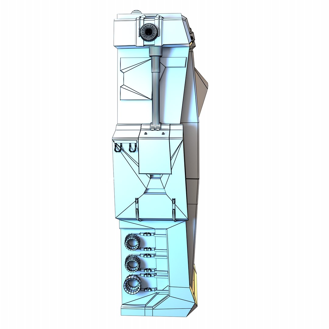 3d model of pbr cryo pod