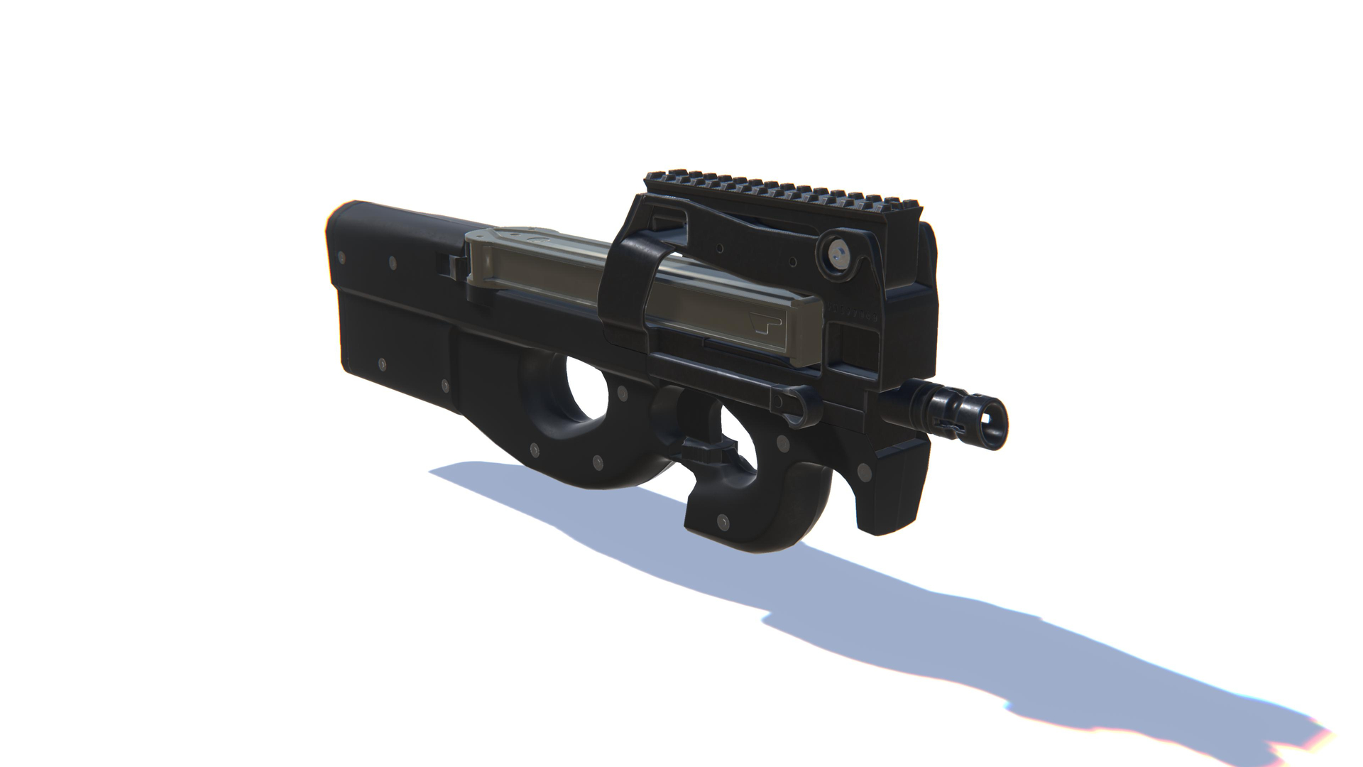 3D SMG P90 Low-poly 3D Model - TurboSquid 1800753