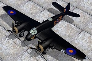 war bristol beaufighter 3d lwo