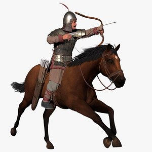 3D Ancient Chinese Cavalry model
