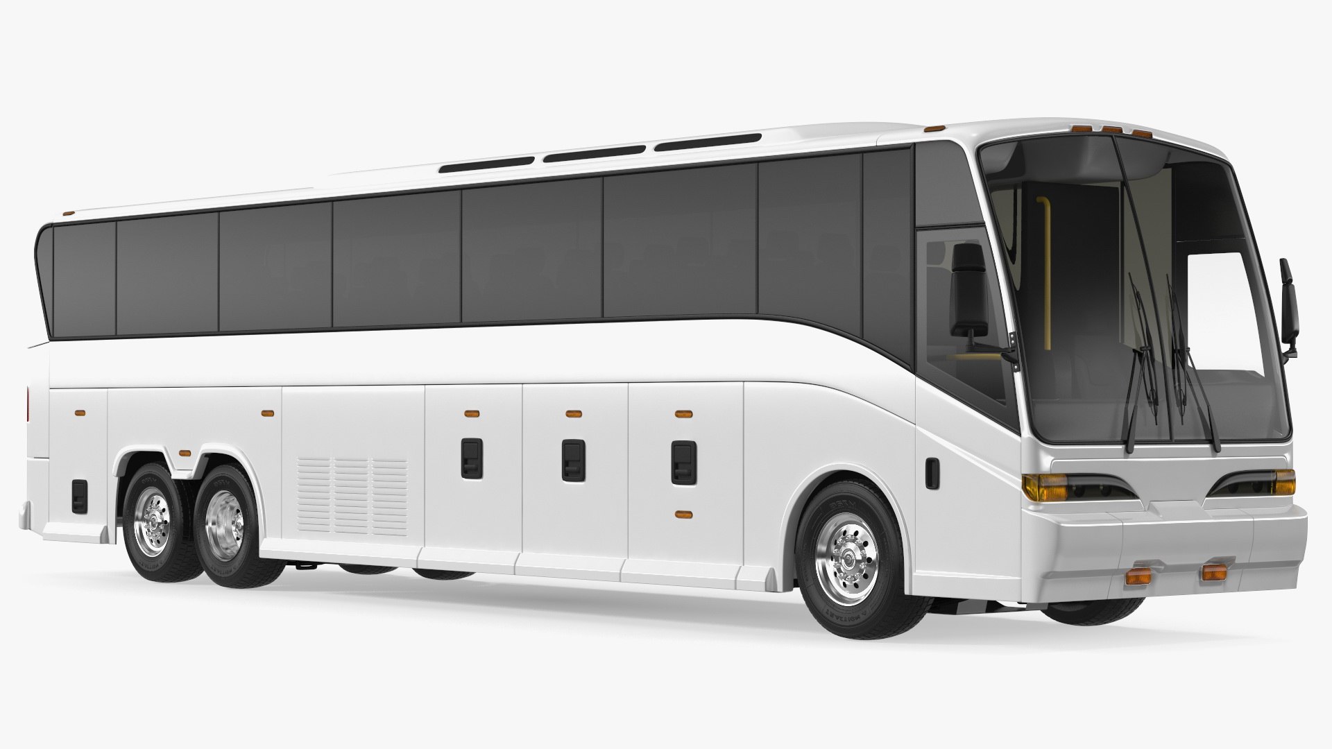 Charter Bus Simple Interior 3D model preview