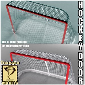 ice hockey door 3d model