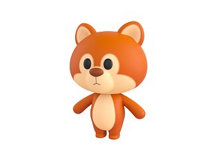 squirrel character 3D model