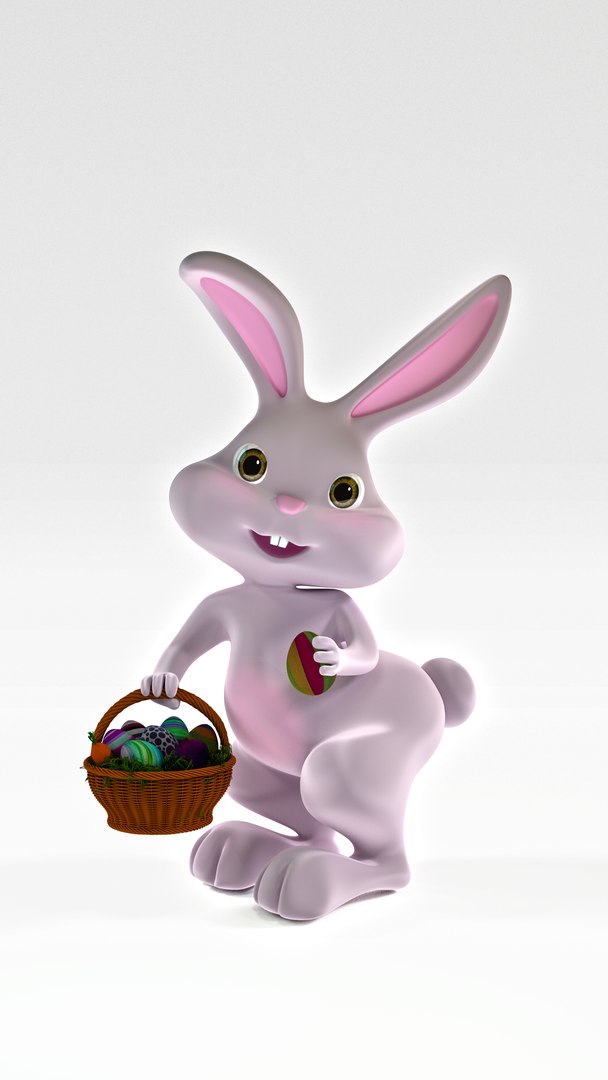 Mad rabbit blender. Макет кролика.