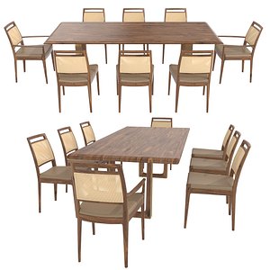 ALANA CANED SIDE CHAIR logan table troscandesign model
