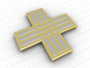 3D cross model
