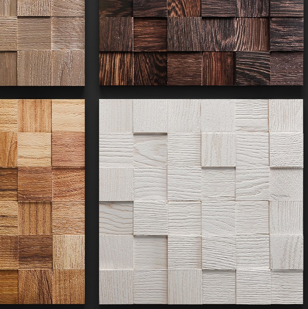 Mosaic Wood Panel Set Max