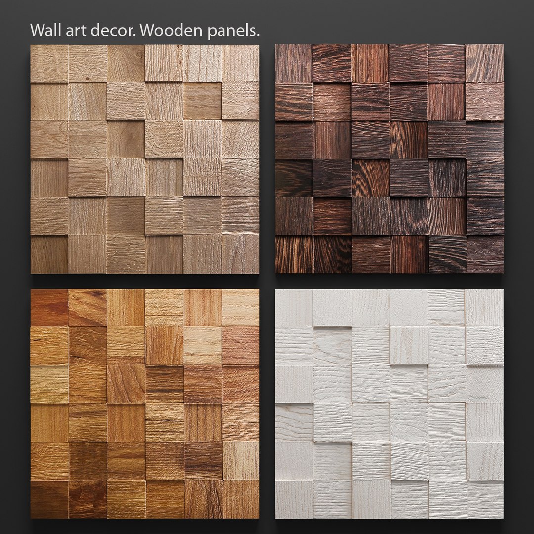 Mosaic Wood Panel Set Max