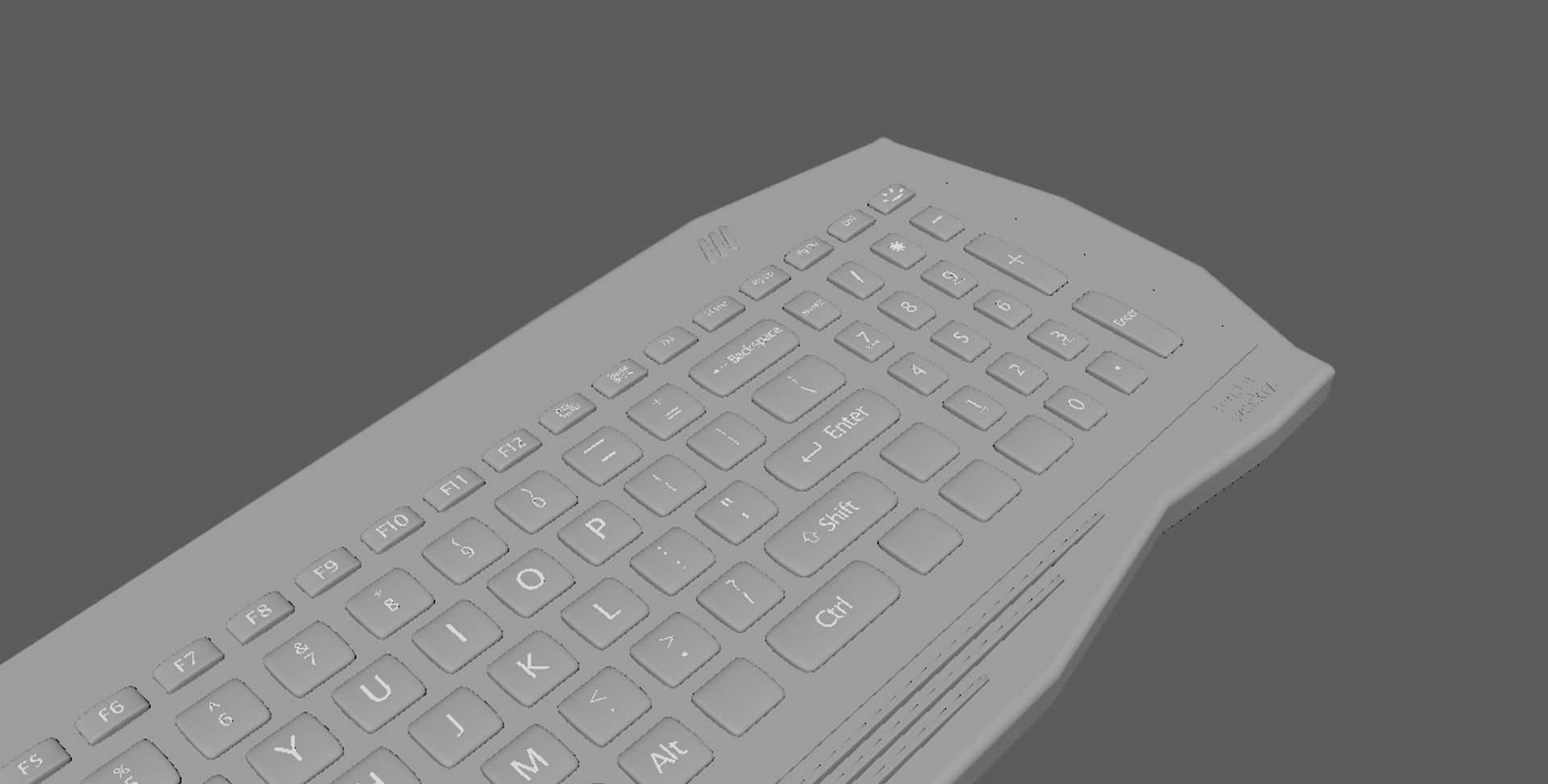 3D Gaming Keyboard - TurboSquid 1507239