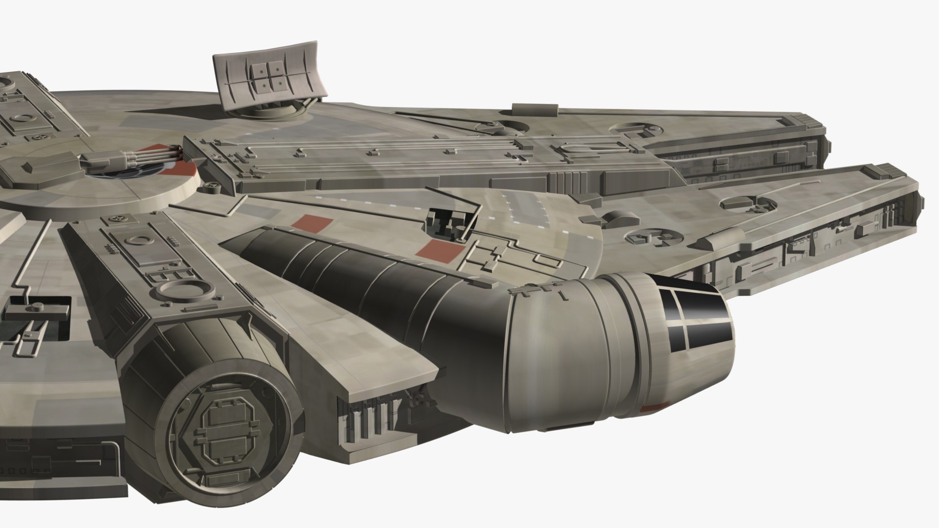 3d Millennium Falcon Model