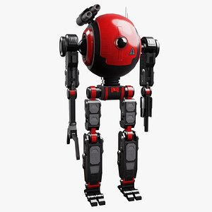 3D Sci-Fi Combat Robot model