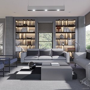 3D Modern living - B4