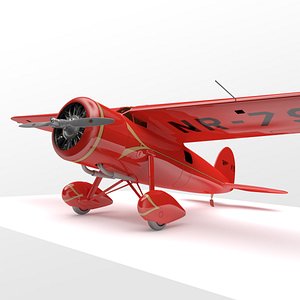 amelia earhart s vega 3d obj