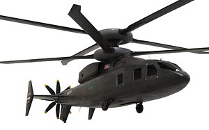 3D Sikorsky Boeing SB 1 Defiant helicopter model