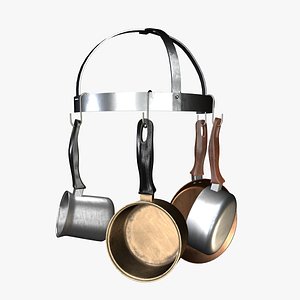 cooking pots kitchen pan 3D