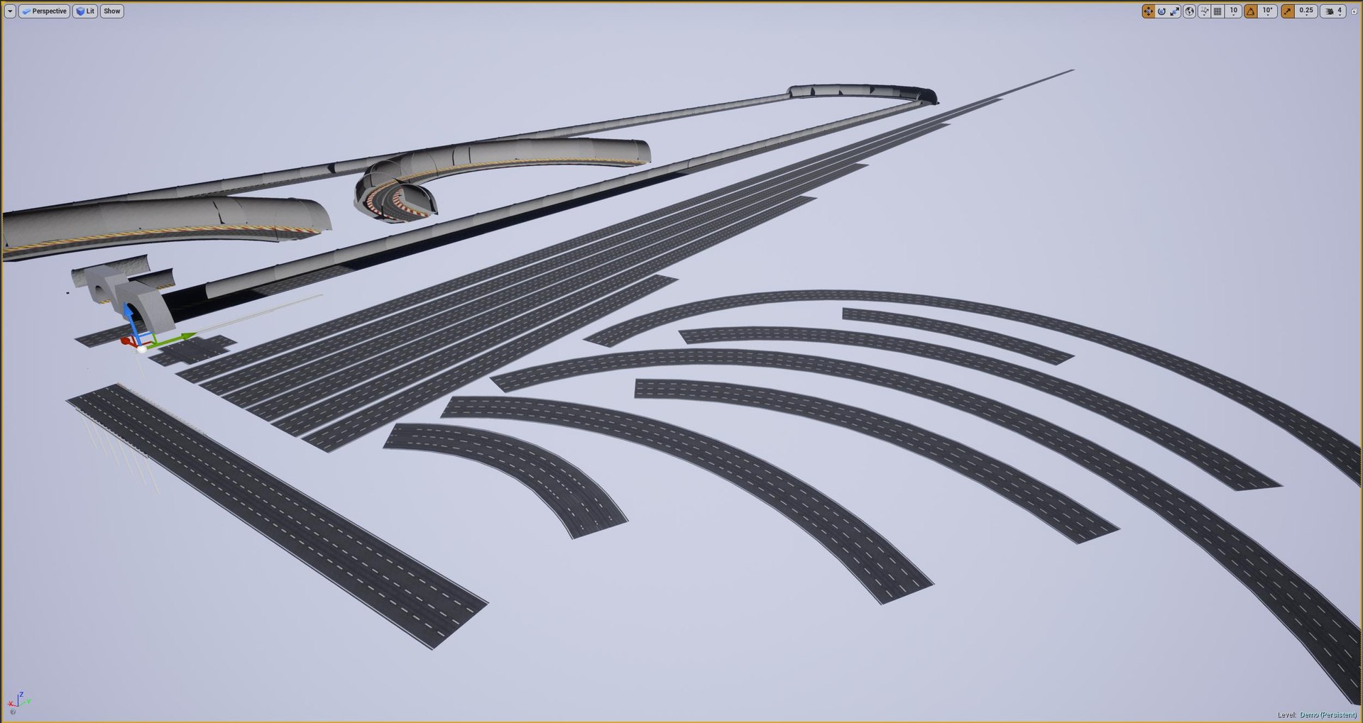 Road Modular Assets 3D model https://p.turbosquid.com/ts-thumb/Ig/3ldWTR/aK/unreal_1/jpg/1760033210/1920x1080/fit_q87/5e3a580b4c783e70d93217cd258d36c3021b2a29/unreal_1.jpg