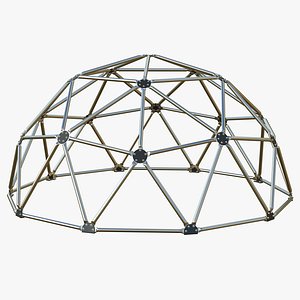 Geodesic Dome V2 Silver Hubs