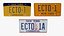 3D model License Plate New York Collection