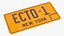 3D model License Plate New York Collection