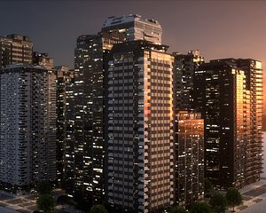 City Block Type B05 3D model