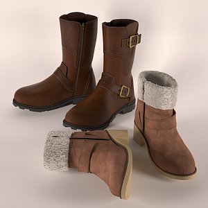 Two pairs of boots